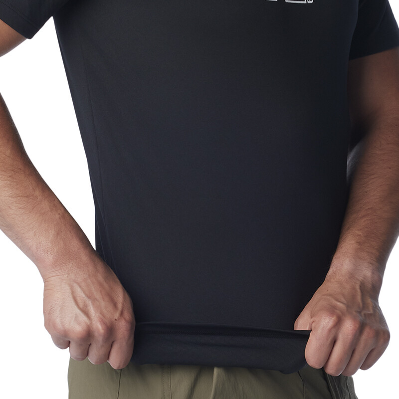 Zero Rules M Grph SS Hombre BLACK OUTLINED