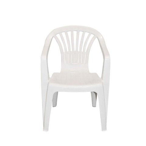 SILLA PLASTICO ALTEA BLANCA CON POSA BRAZOS POLTRONA MOR Silla Plastico Altea Blanca Con Posa Brazos Poltrona Mor
