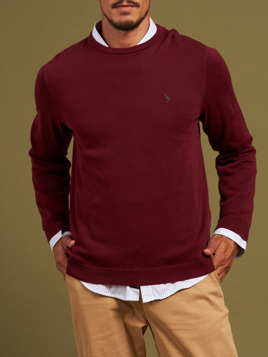 SWEATER HICO POLANCO - Bordeaux 