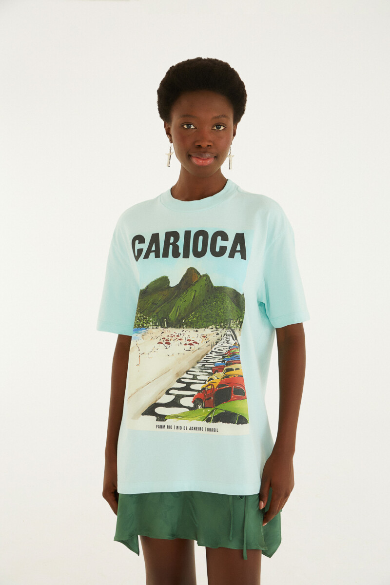 REMERA CARIOCA Turquesa
