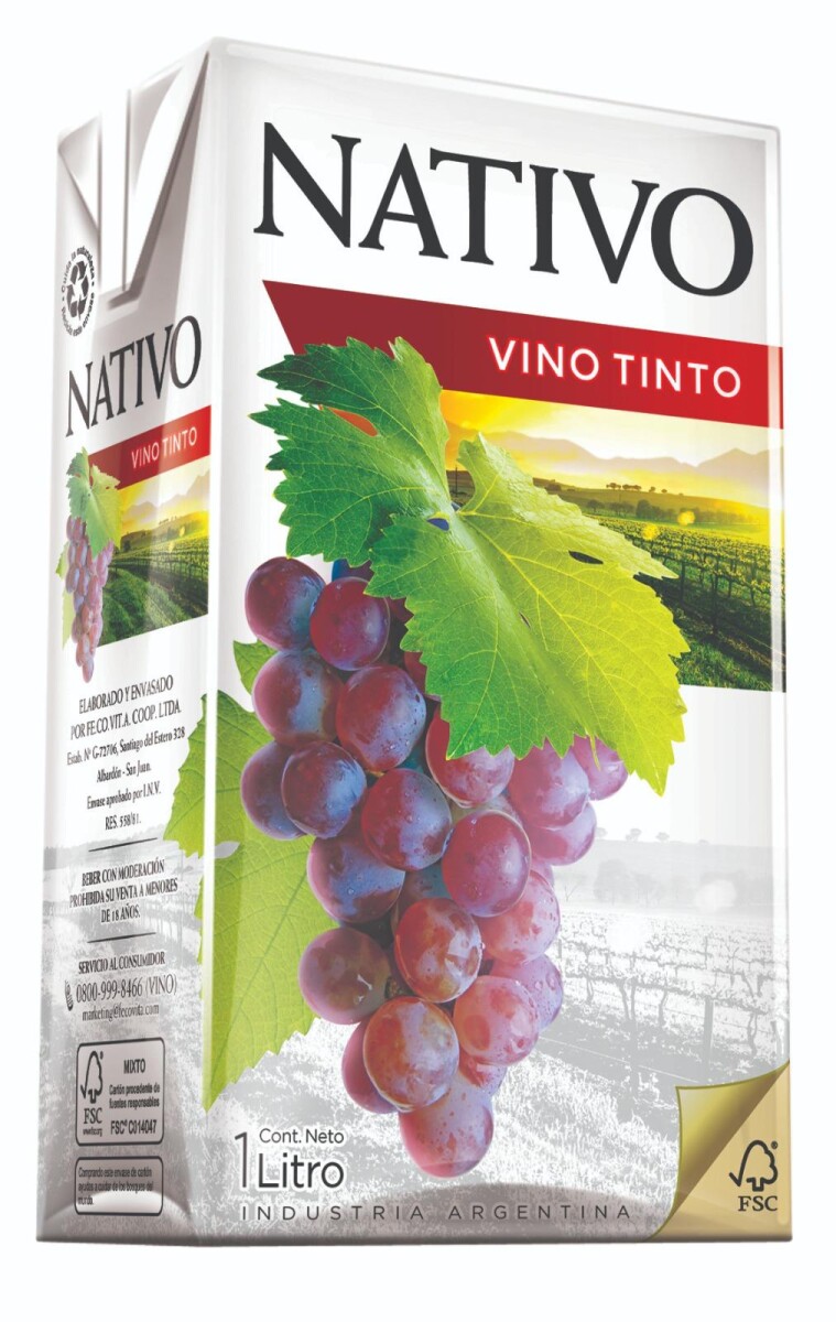VINO NATIVO TETRA 1L TINTO 