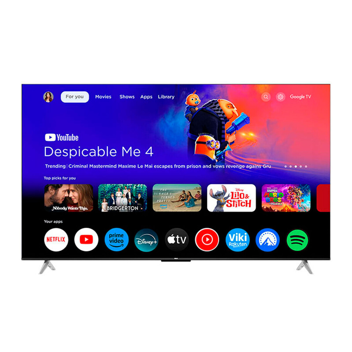 SMART TV RCA R50GL100 - 50-PULGADAS NEGRO 50" GOOGLE TV 