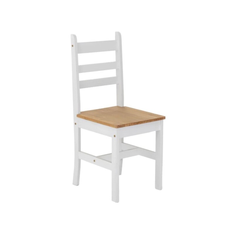 Juego de Comedor Lucia Plus 4 Sillas Madera Blanco Juego de Comedor Lucia Plus 4 Sillas Madera Blanco