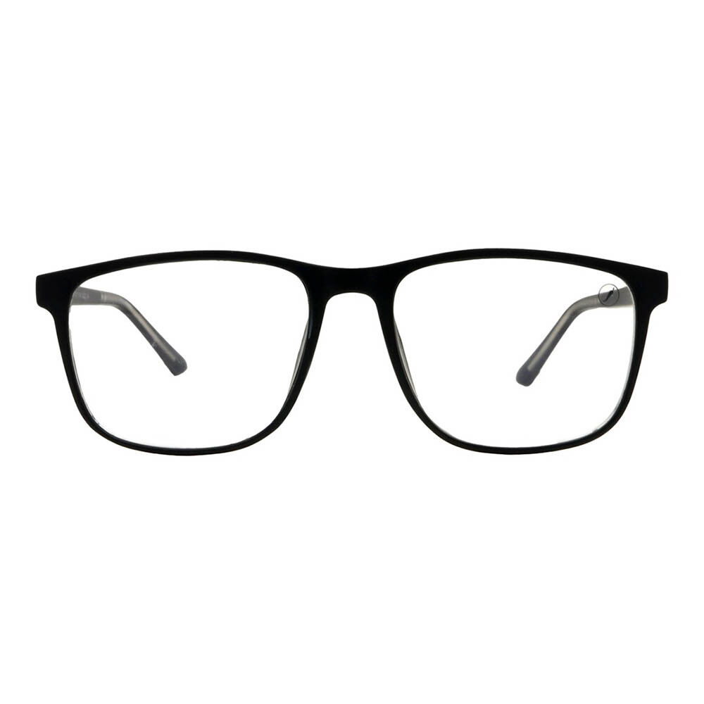 Lentes de vista Colecao P1 Rectangular Negro/Negro