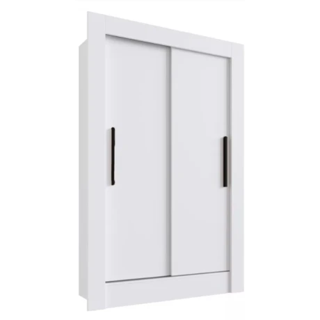 Ropero Placard 2 Puertas Corredizas Dormitorio Blanco