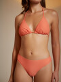 Top+bikini Twist Salmon