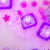 GLO PALS - Set de 4 cubos iluminados Violeta