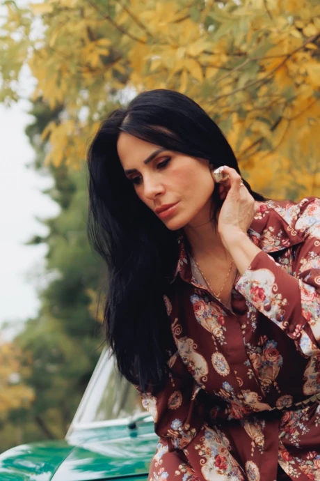 Camisa Erica Bordeaux