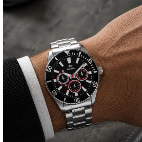 Reloj Marea Watch B4139301 Acero y Negro