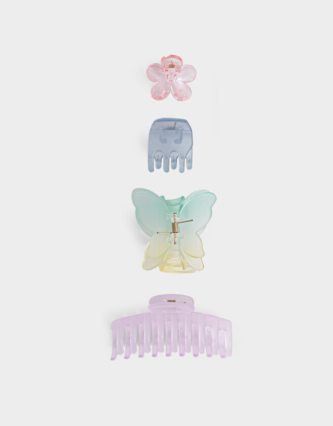 Broches Sets Mariposa Set De Broches - Combinacion Multicolor