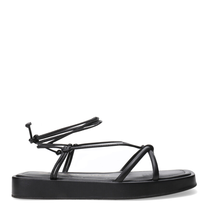 Sandalias de Mujer Miss Carol SINF con tiras para atar Negro