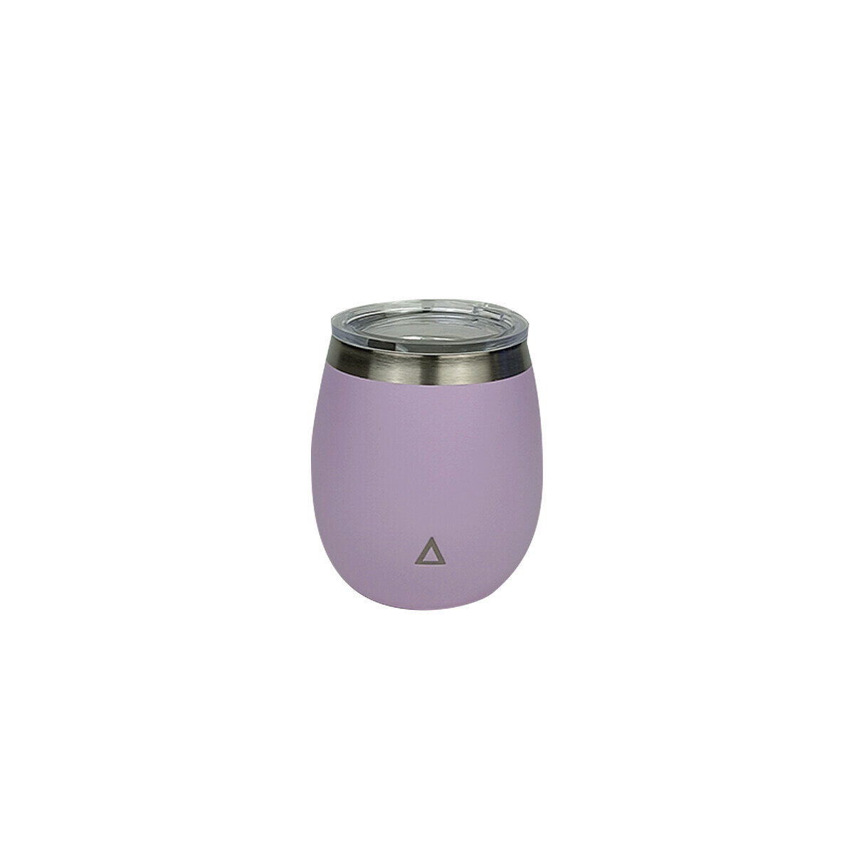 Mate De Acero Inoxidable Con Tapa - Lila 