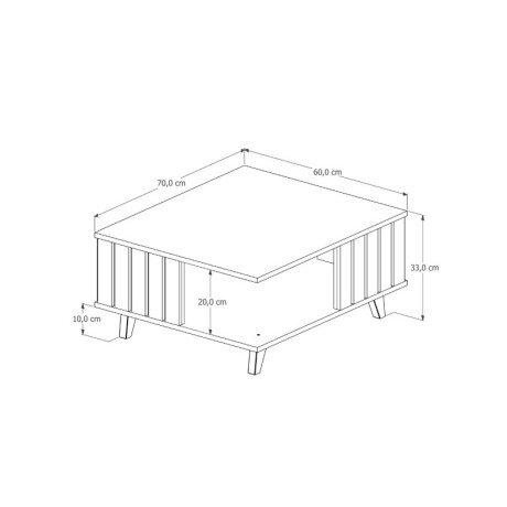MESA DE CENTRO NATIVA ACAI/OFF WHITE MESA DE CENTRO NATIVA ACAI/OFF WHITE