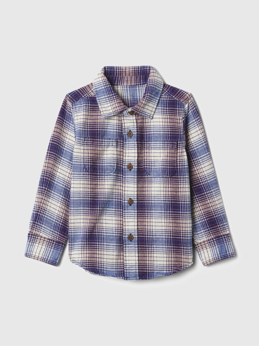 Camisa Franela Toddler Niño - Bellwether Blue 193943 