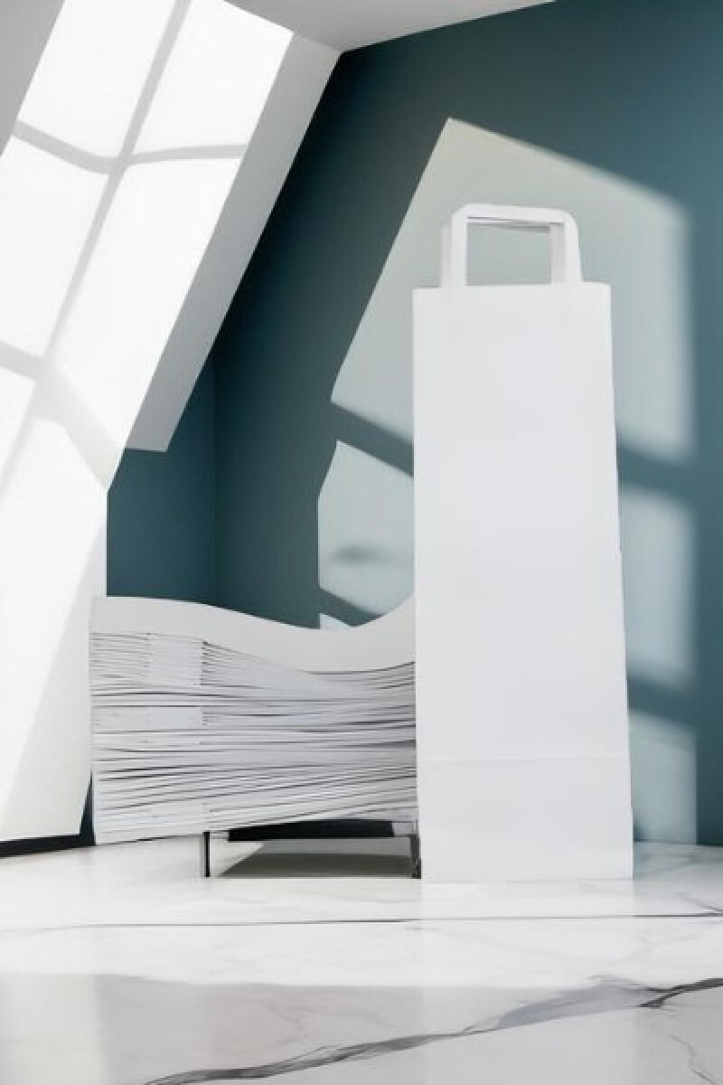 Pack x 200 - bolsa 14x08x40 cm - BLANCO 