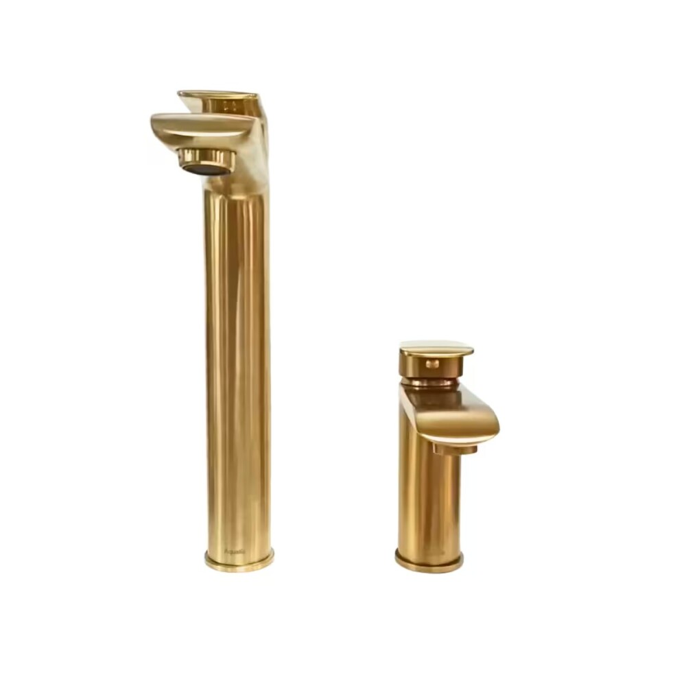 Grifería de lavatorio Monocomando Alto de mesada Alassio Oro Grifería De Lavatorio Monocomando Alto De Mesada Alassio Oro