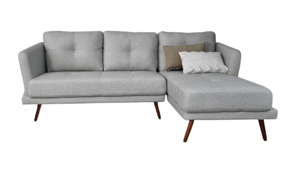Sofá con Chaise BOHO Derecho Gris