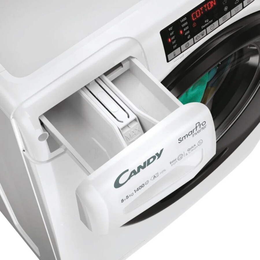 Lavasecarropas 8 Kg / 5 kg Inverter Candy CSOW4856TWMB6-S Lavasecarropas 8 Kg / 5 kg Inverter Candy CSOW4856TWMB6-S