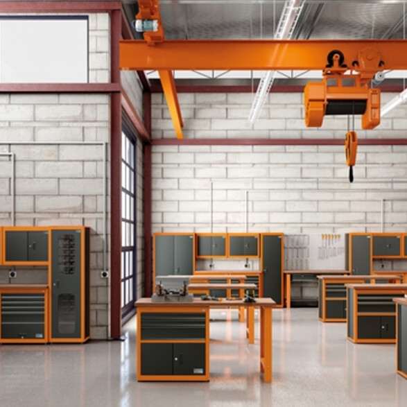 Banco de trabajo con tapa de madera -TRAMONTINA TN4811