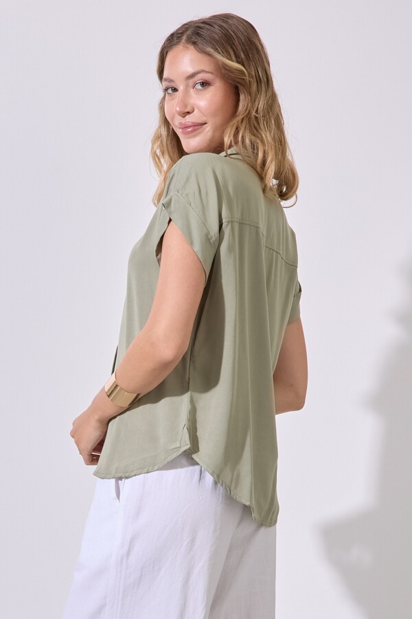 Camisa Casual VERDE