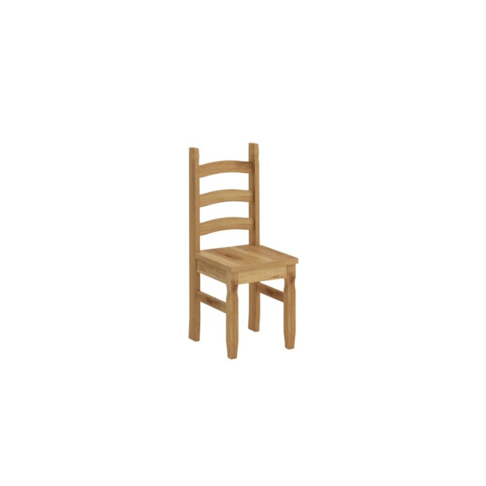 Juego De Comedor 4 Sillas - Corona - Madera Natural
