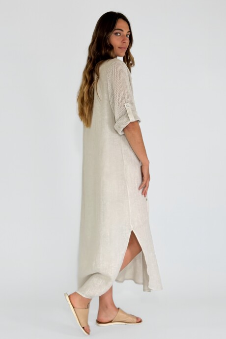 VESTIDO VENETO Beige