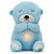 Peluche Nutria Bebé Respira Y Relaja Dormir Niño Tendencia Variante Color Celeste