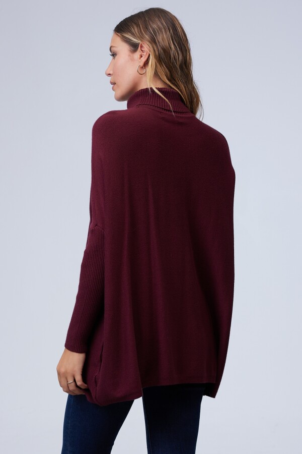 Polera Oversize BORDEAUX