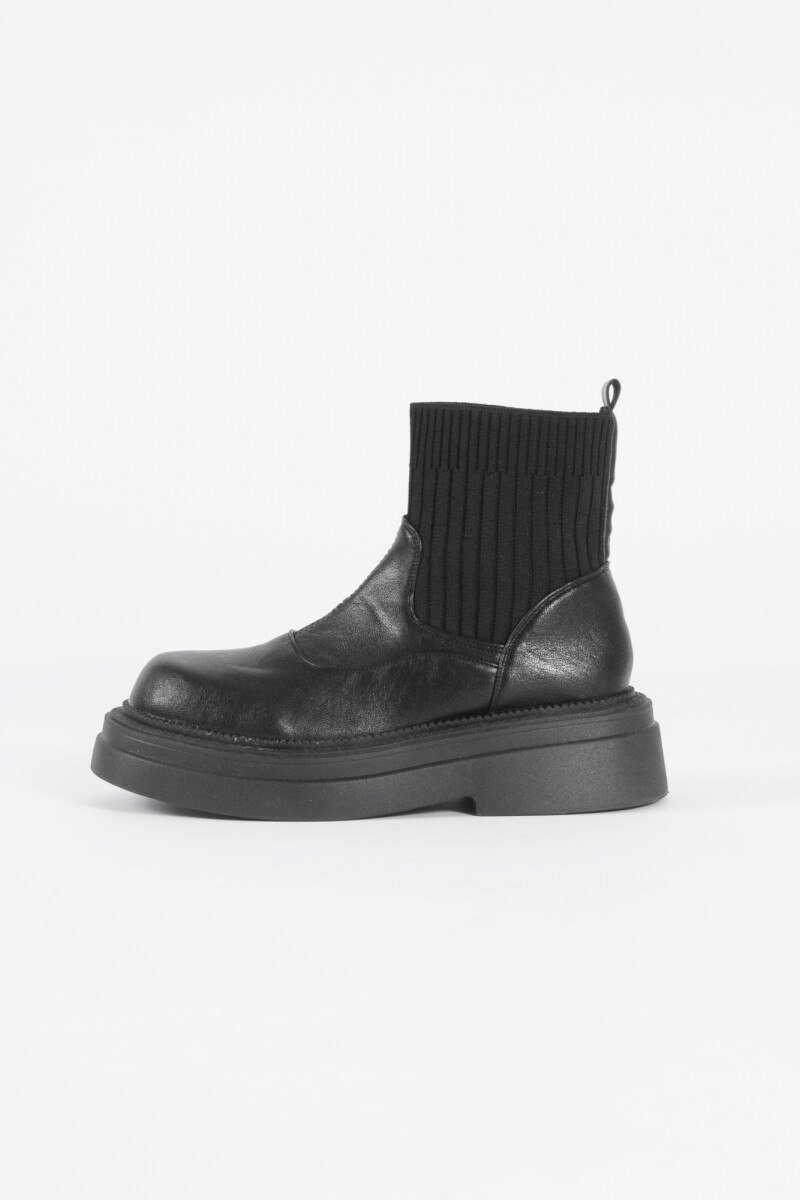 Botas caña elastizada negro