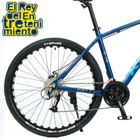 Bicicleta Montaña Rod 29 Freno Disco 27 Cambios Azul
