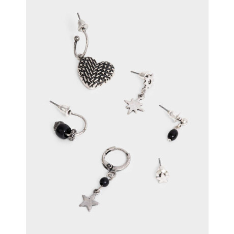Set De Aros Antique Plateado Antique Silver