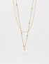 Collares Cortos Con corazón Collar Con Corazón - Dorado