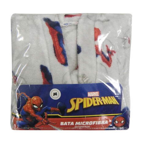 Bata de Cama Infantil Microfibra Talle P al G Spiderman