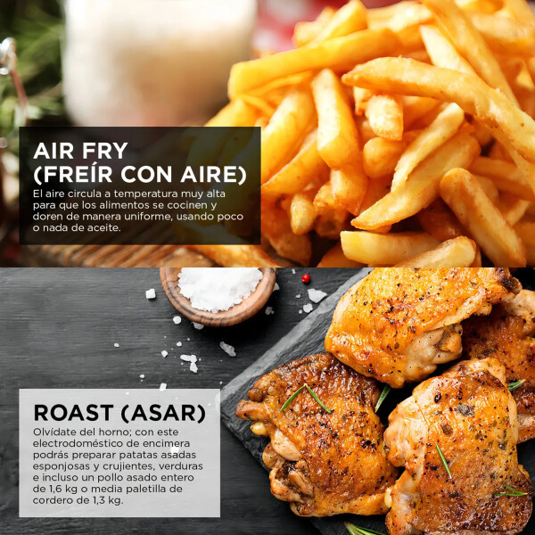 Freidora De Aire 6 En 1 Ninja Foodie 6.2 L FREIDORA DE AIRE NINJA FOODIE AF180EU