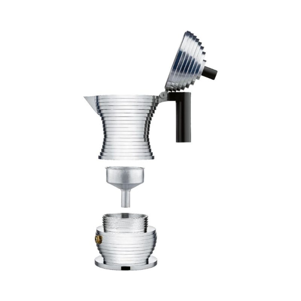 ALESSI PULCINA CAFETERA ESPRESSO 6TZ MICHELE DE LUCCHI NEGRA INDUCCION ALESSI PULCINA CAFETERA ESPRESSO 6TZ MICHELE DE LUCCHI NEGRA INDUCCION