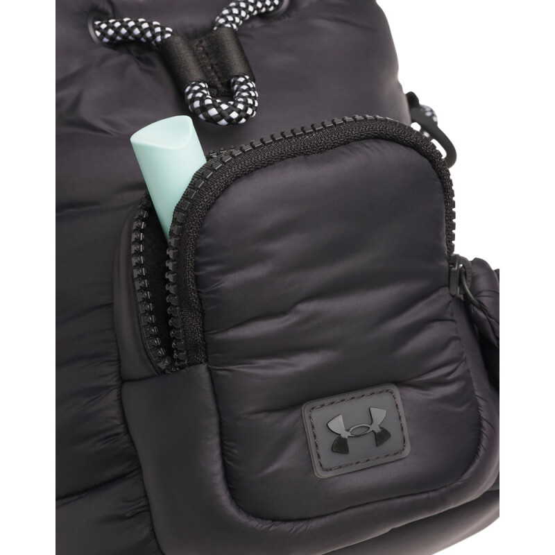 UA Studio Puffer Bucket Bag-WHT BLK-002