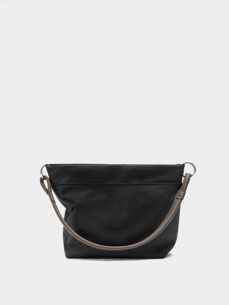 Bolso De Hombro De Nylon negro