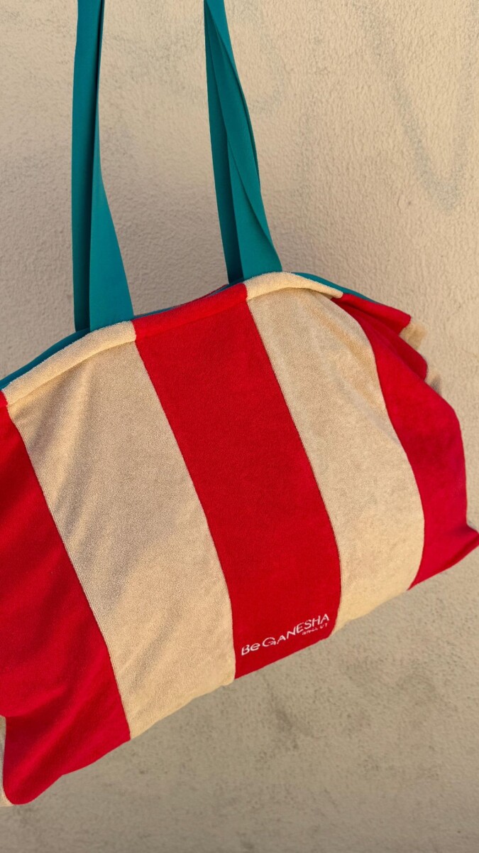 Towel Bag - Rojo y Blanco 