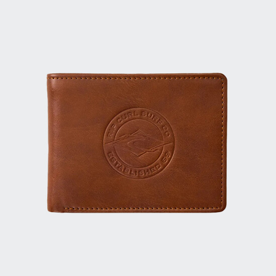 Billetera Rip Curl Stapler Pu All Day Marrón