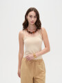Musculosa Aix Beige Claro