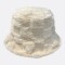 Gorro Bucket Split Cuadros Blanco