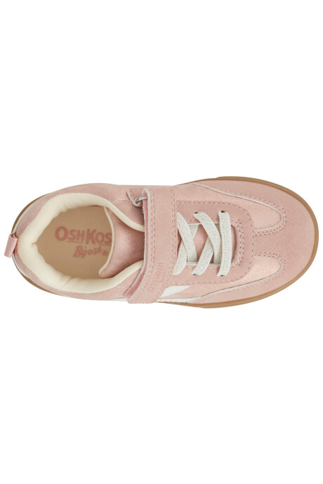 Championes con velcro, rosados Sin color