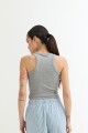 Musculosa cropped GRIS