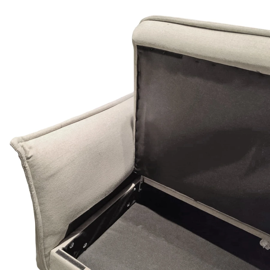 Sillón Cama Lauren c/Baúl Beige