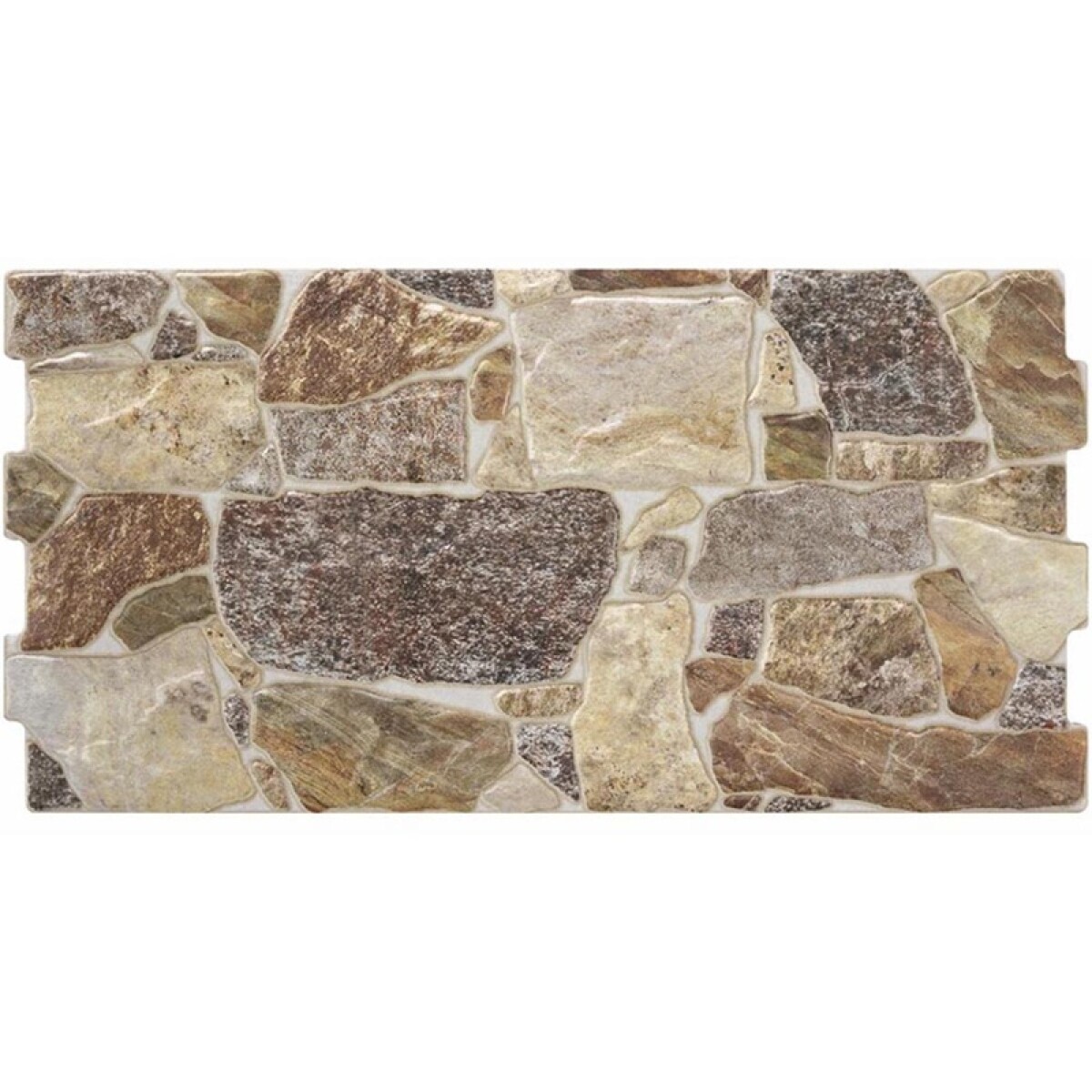 Revestimiento Imitación Piedra Nervion Ocre "a" 25x50 Cm 