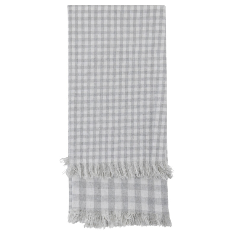 Set x2 Repasador Algodón 40x60cm CUADRADO GRIS