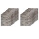 20 Placas Revestimiento Pared Autoadhesiva 70x77cm Promo X20 Piedra Clara