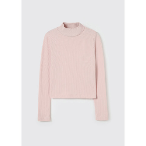 BLUSA ML FEM ROSA CLARO