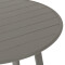 MESA JARDIN DE DISEÑO EN ALUMINIO 1.20 mts TAUPE