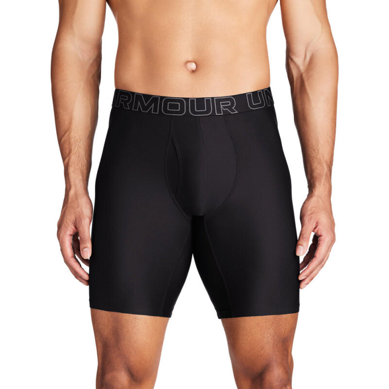 UA PERFORMANCE COTTON - PRINT 6 BLK